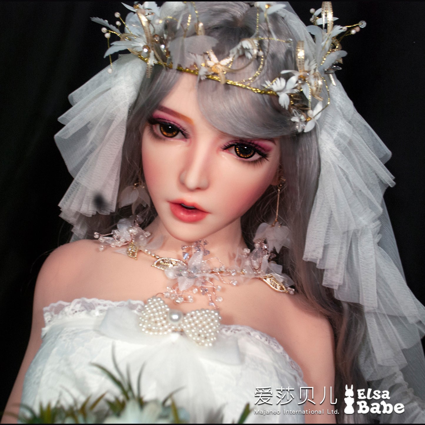 ElsaBabe 148 cm Anime-Puppe Platin-Silikon-Sexpuppe Erotisches Spielzeug mit Metallskelett, Furukawa Natsuki