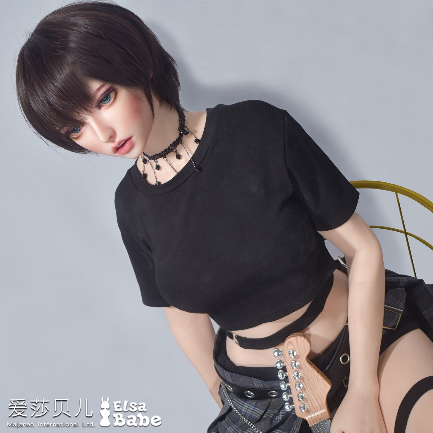 ElsaBabe 70cm Torso ACG Doll Platinum Silicone Love Doll Adult Toy With Metal Skeleton, Natsuki Kaoru