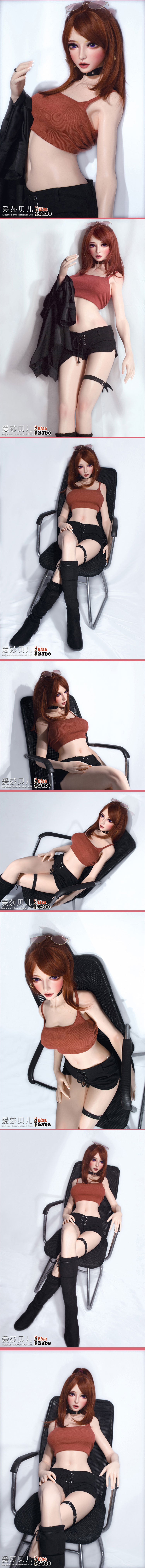 ElsaBabe 148 cm Anime-Puppe Platin-Silikon-Sexpuppe Erotisches Spielzeug mit Metallskelett, Furukawa Natsuki