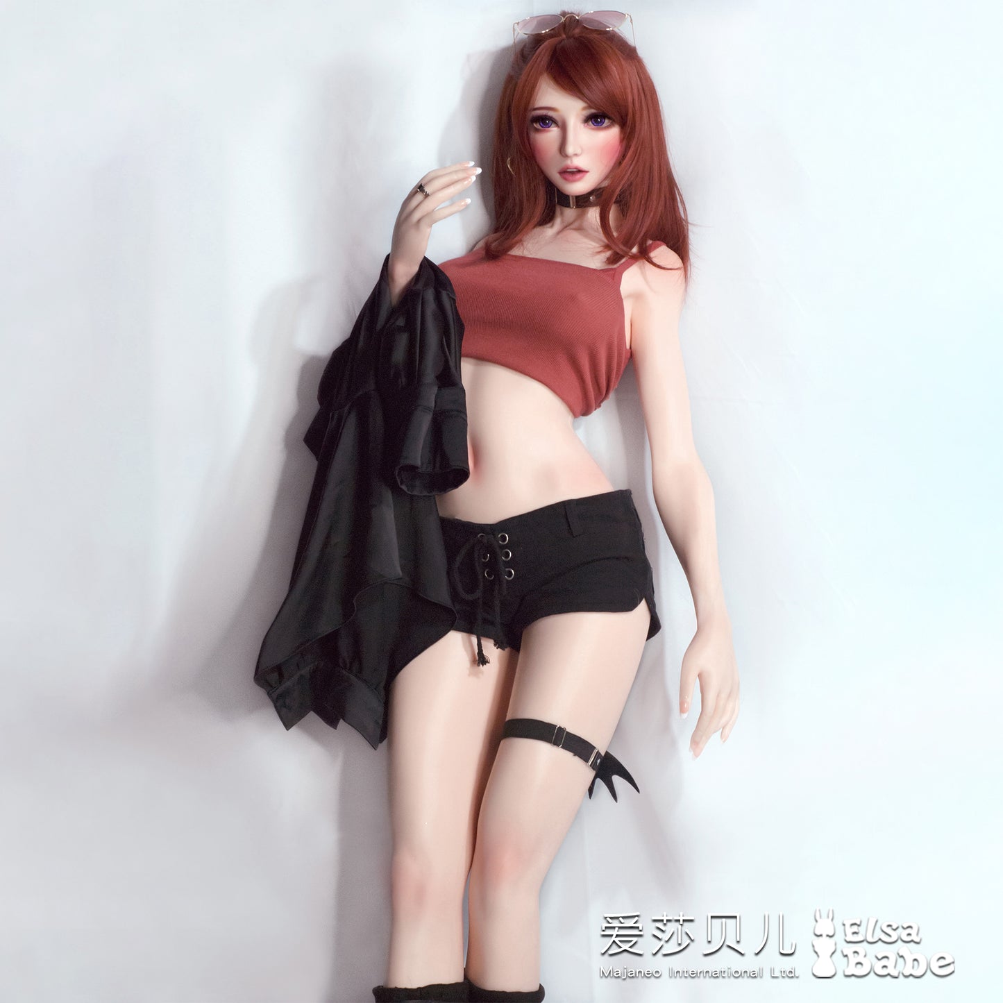 ElsaBabe 70cm Torso ACG Doll Platinum Silicone Love Doll Adult Toy With Metal Skeleton, Chiba Madoka