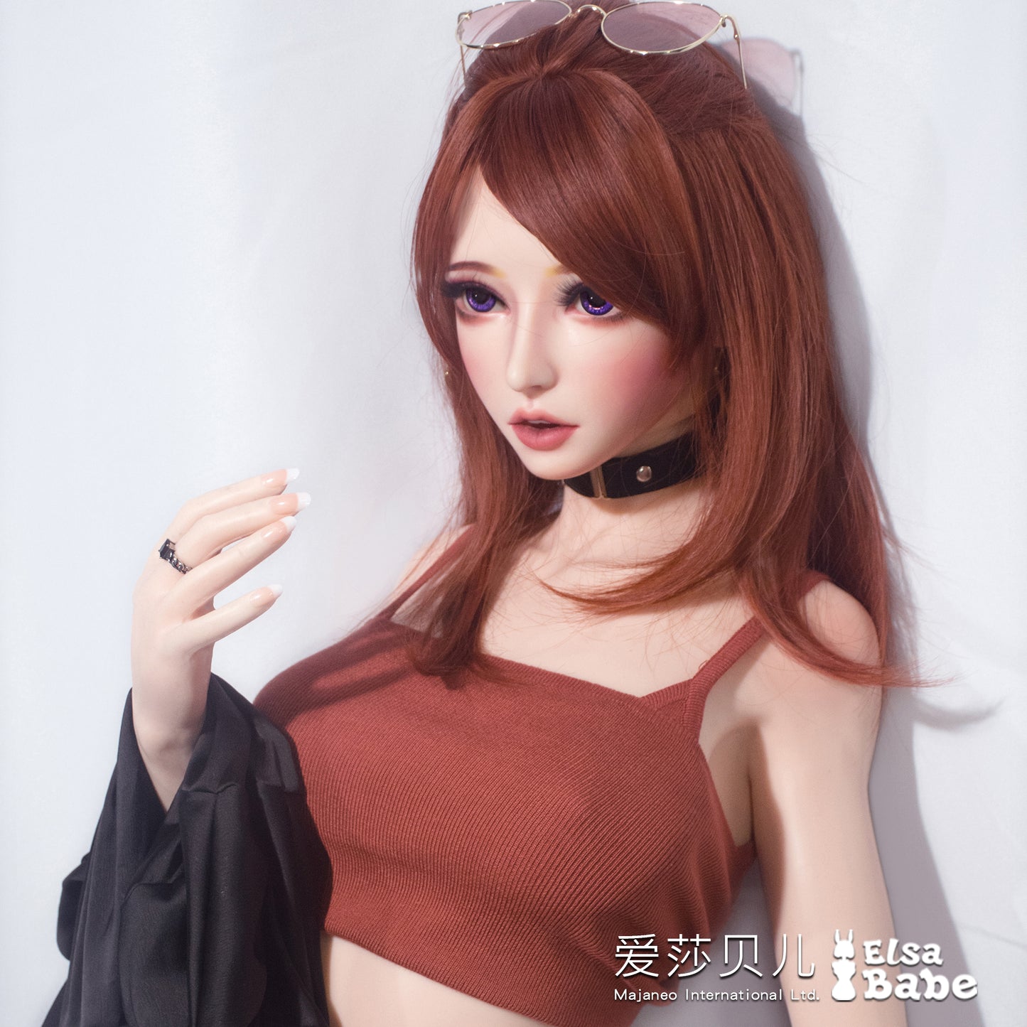 ElsaBabe 70cm Torso ACG Doll Platinum Silicone Love Doll Adult Toy With Metal Skeleton, Chiba Madoka