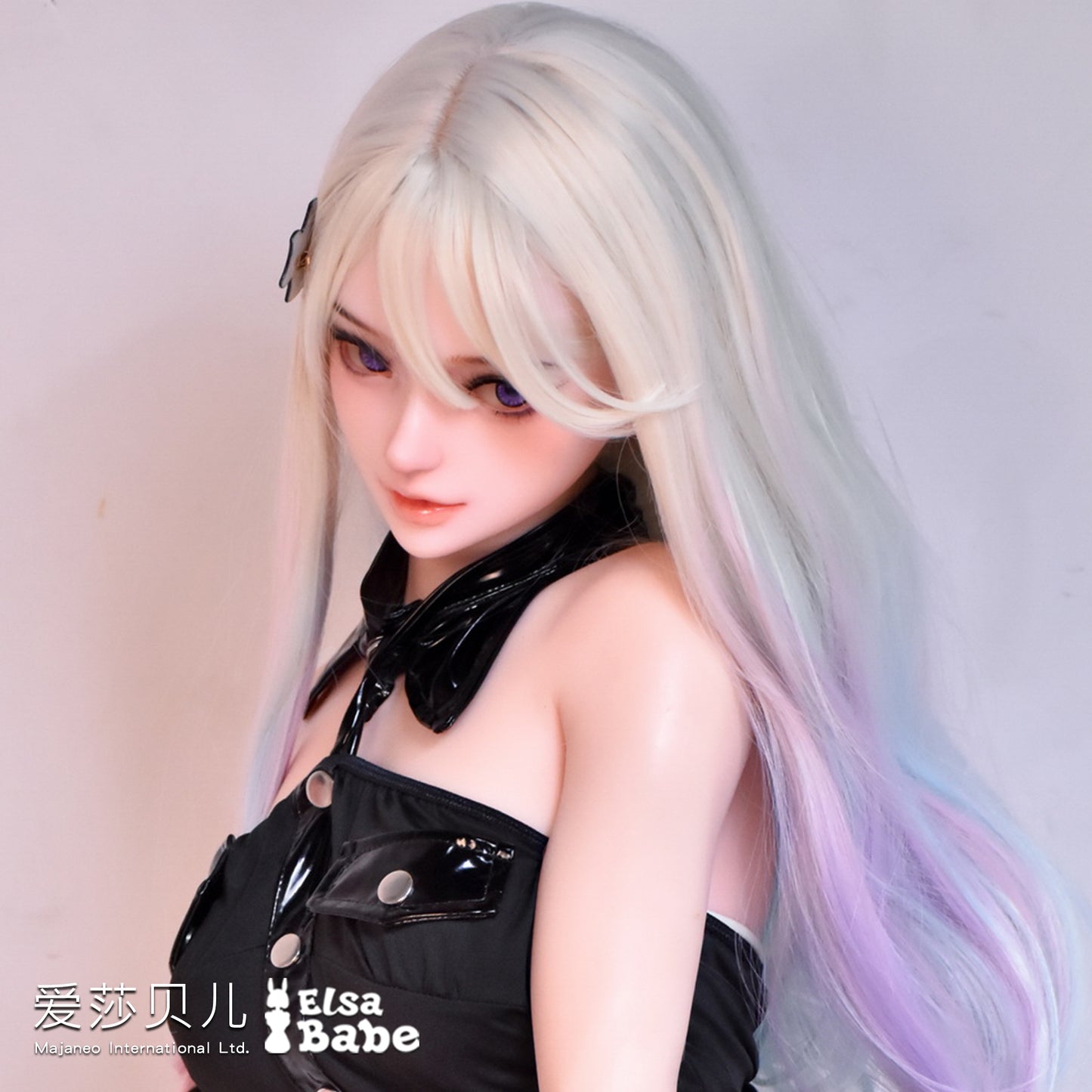 ElsaBabe 70cm Torso ACG Doll Platinum Silicone Love Doll Adult Toy With Metal Skeleton, Kino Kayoko