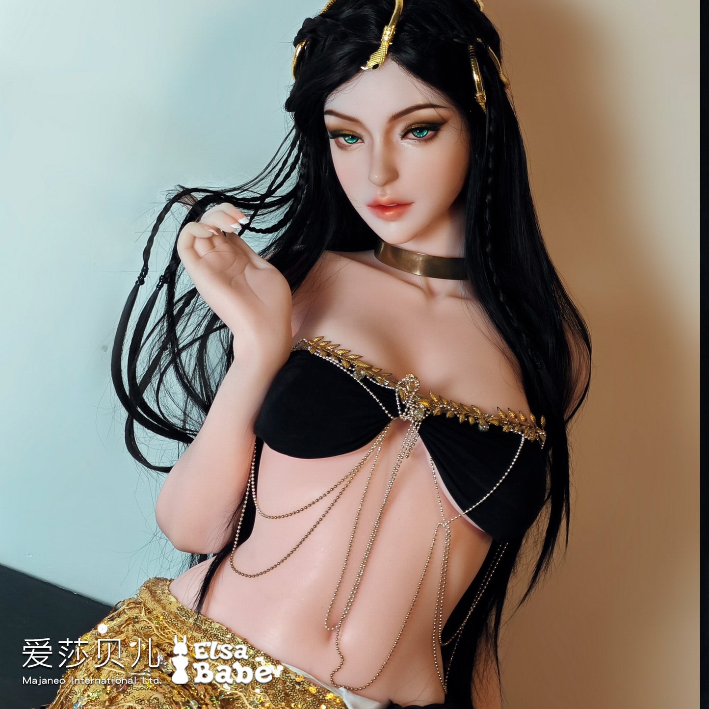 ElsaBabe 130cm ACG Doll Platinum Silicone Love Doll Adult Toy With Metal Skeleton, Takigawa Senhime