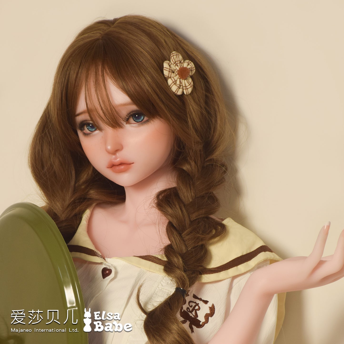 ElsaBabe 70cm Torso ACG Doll Platinum Silicone Love Doll Adult Toy With Metal Skeleton, Kazumi Yuri