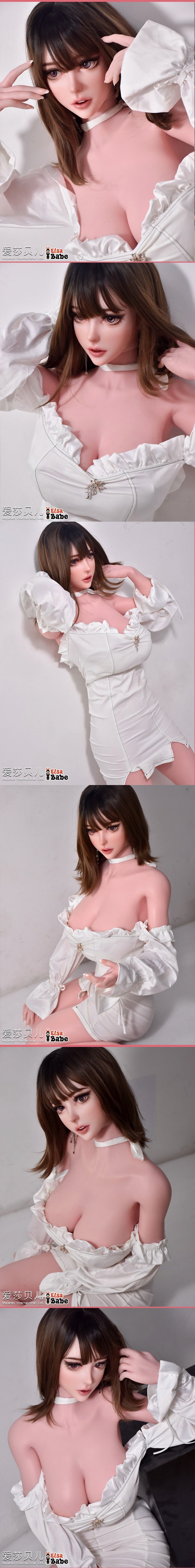 ElsaBabe 160cm Realistic ACG Doll Platinum Silicone Love Doll Adult Toy With Metal Skeleton, Akimoto Mami