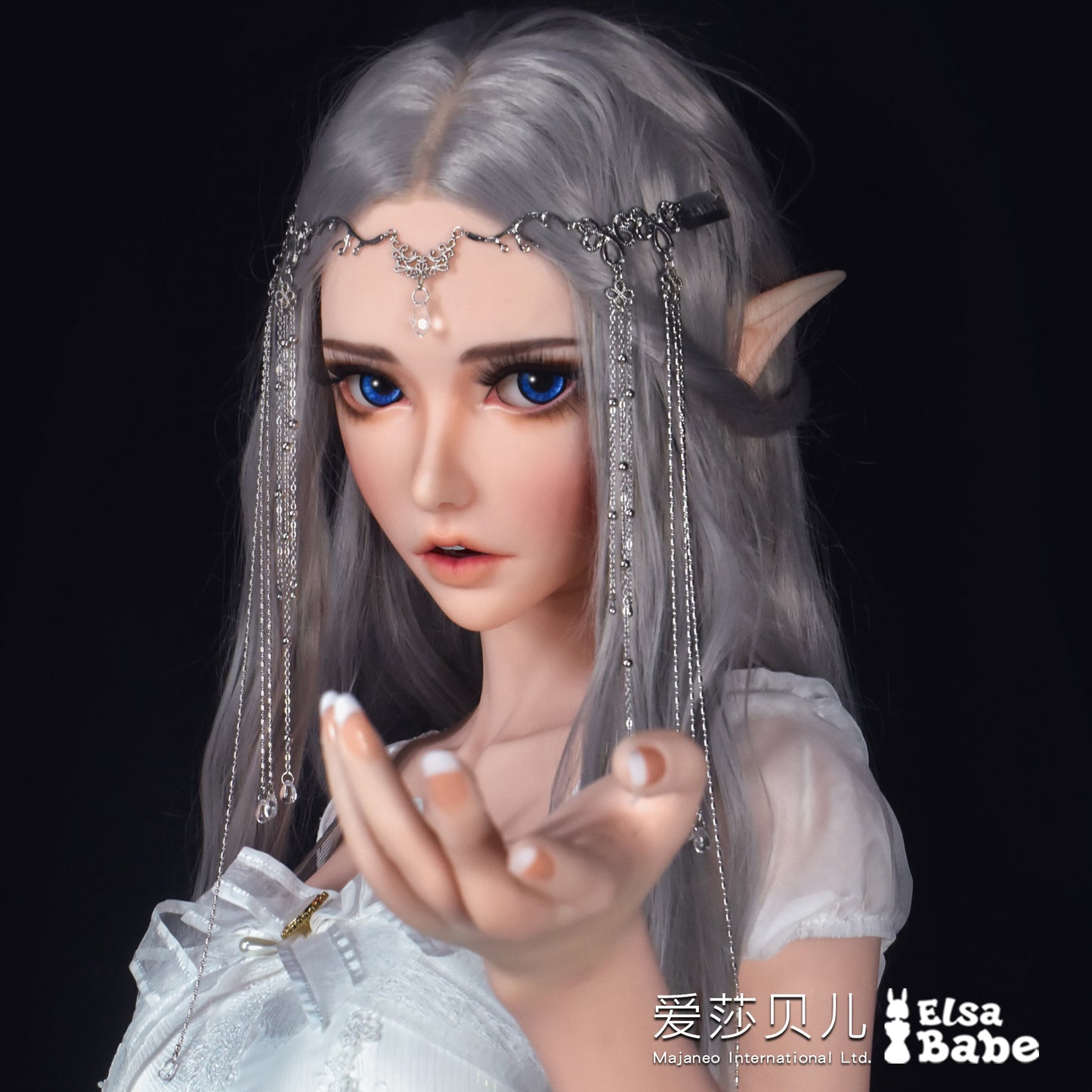 ElsaBabe 157cm Realistic ACG Doll Platinum Silicone Sex Doll Erotic Toy With Metal Skeleton, Kouno Ria