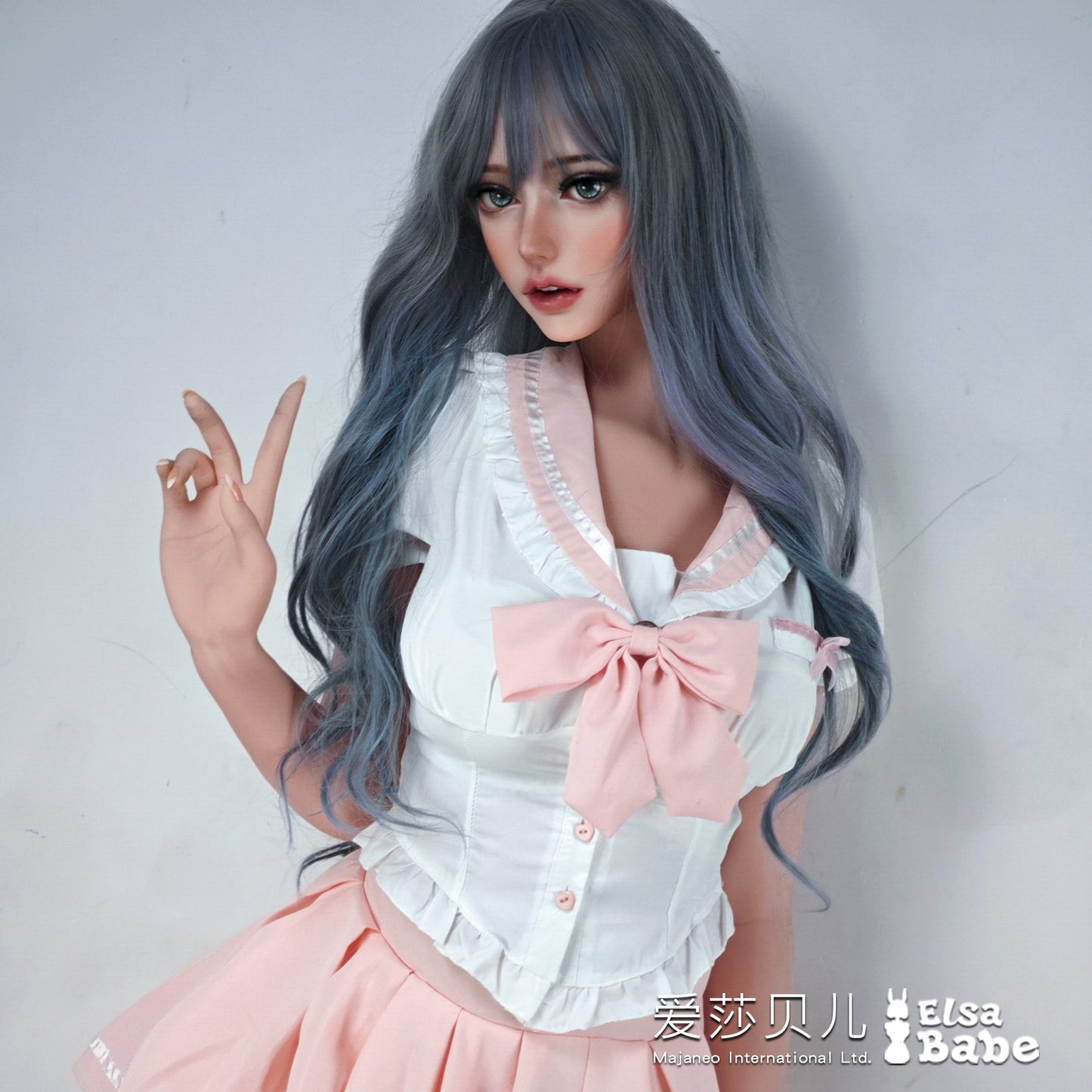 ElsaBabe 160cm Realistic ACG Doll Platinum Silicone Love Doll Adult Toy With Metal Skeleton, Sakurai Koyuki