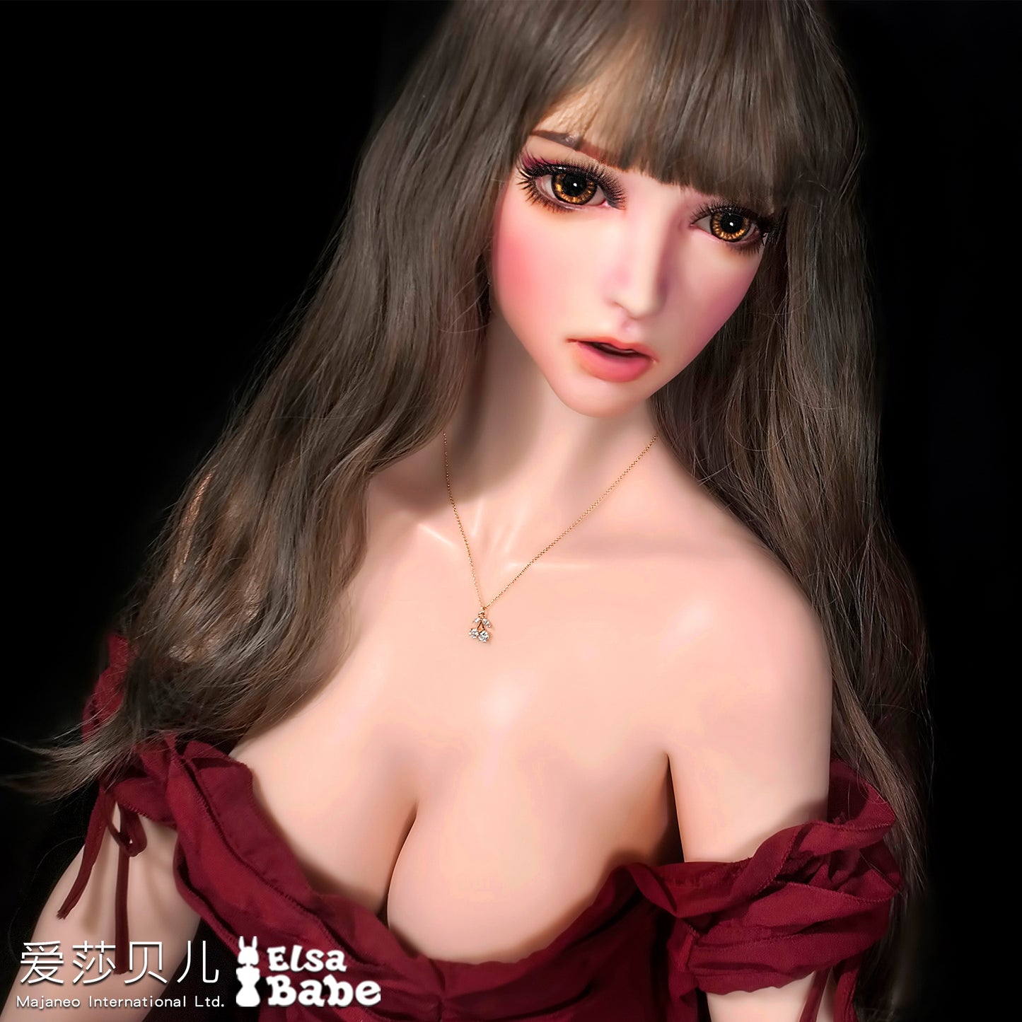 ElsaBabe 165cm Realistic ACG Doll Platinum Silicone Sex Doll Erotic Toy With Metal Skeleton, Aoi Ran
