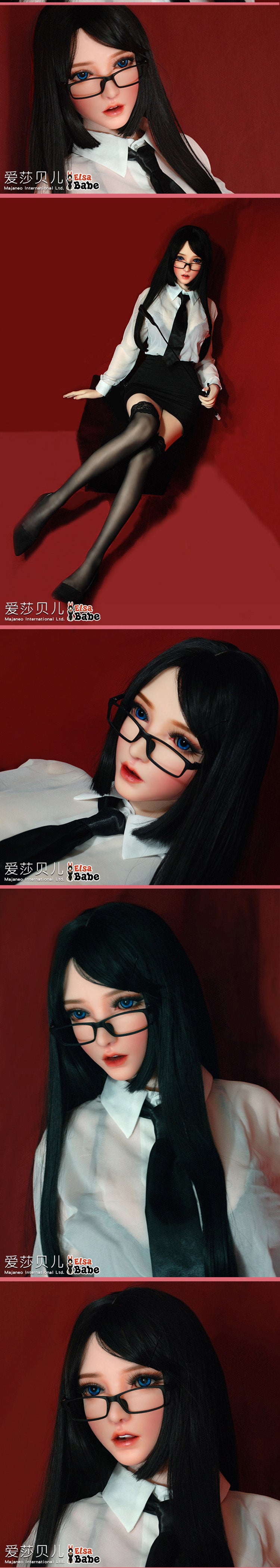 ElsaBabe 165cm Realistic ACG Doll Platinum Silicone Love Doll Adult Toy With Metal Skeleton, Soyama Mai