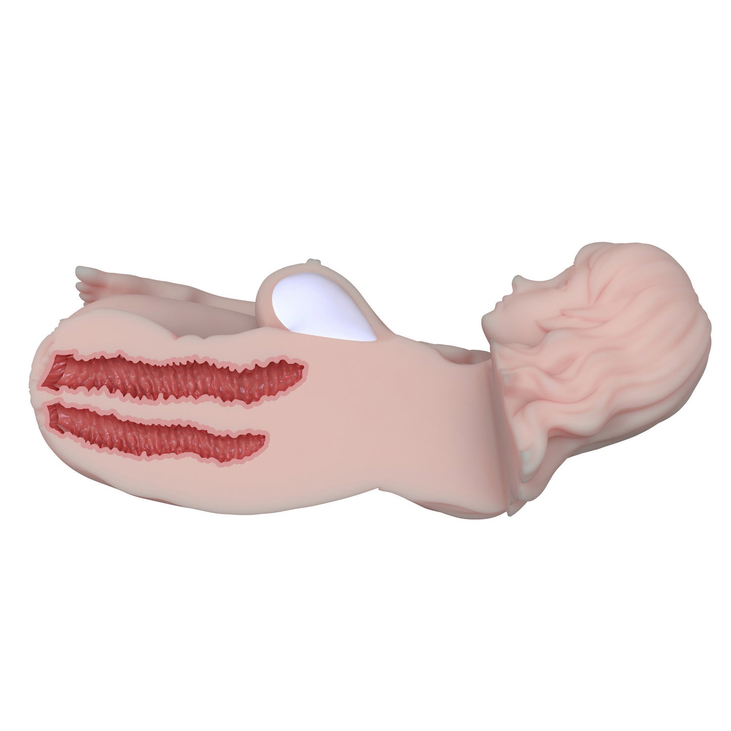 ElsaBabe Large Figurine Male Masturbators Silicone Pussy&Ass Love Toys Rose