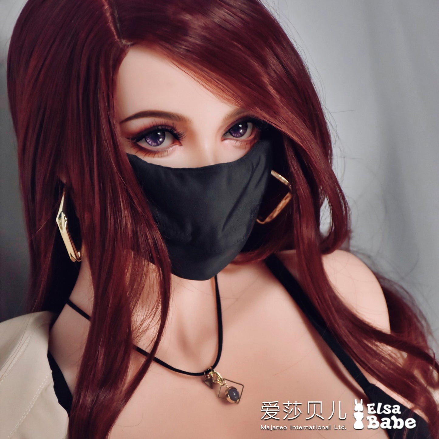 ElsaBabe 140cm ACG Doll Platinum Silicone Love Doll Adult Toy With Metal Skeleton, Kurokawa Mio