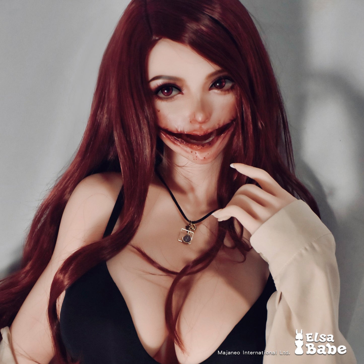 ElsaBabe 140cm ACG Doll Platinum Silicone Love Doll Adult Toy With Metal Skeleton, Kurokawa Mio