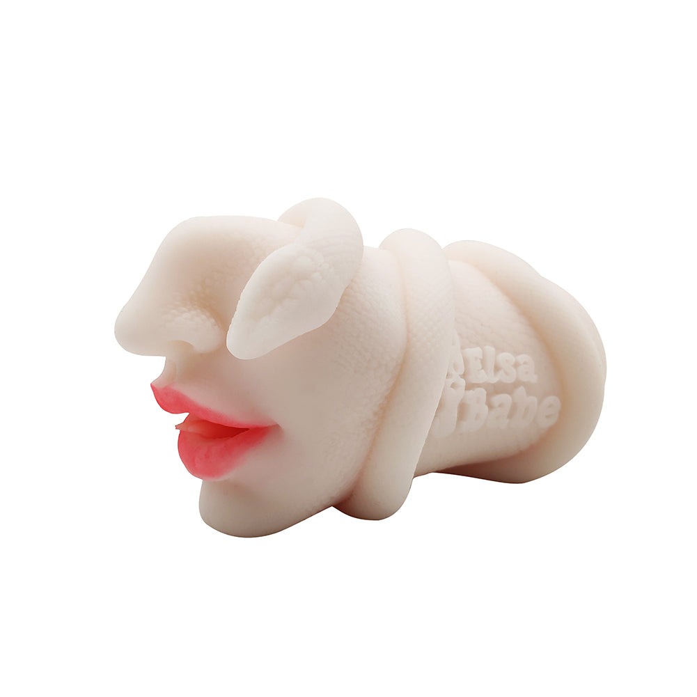 ElsaBabe 3D Male Masturbators Oral Stroker Silicone Deep Throat Love Toys Medusa