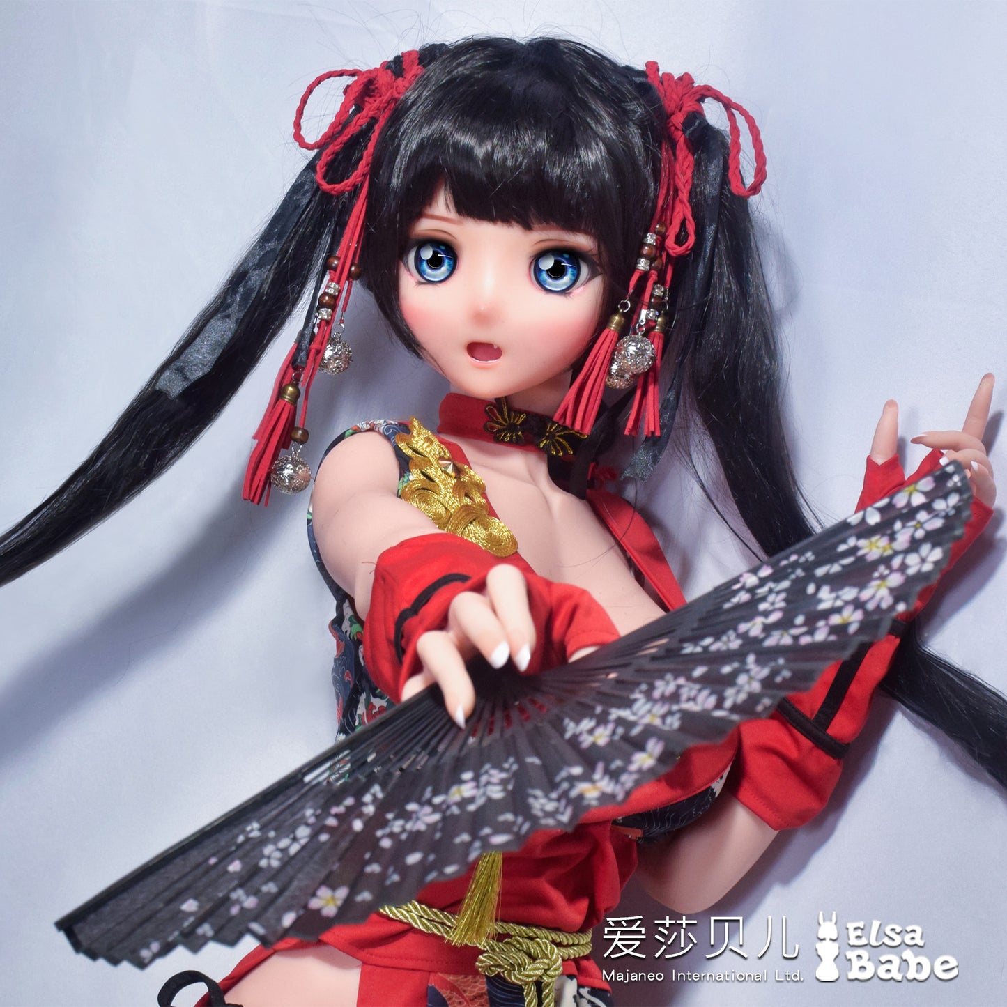 ElsaBabe 125cm Anime Doll Platinum Silicone Love Doll Adult Toy With Metal Skeleton, Kurai Chiaki