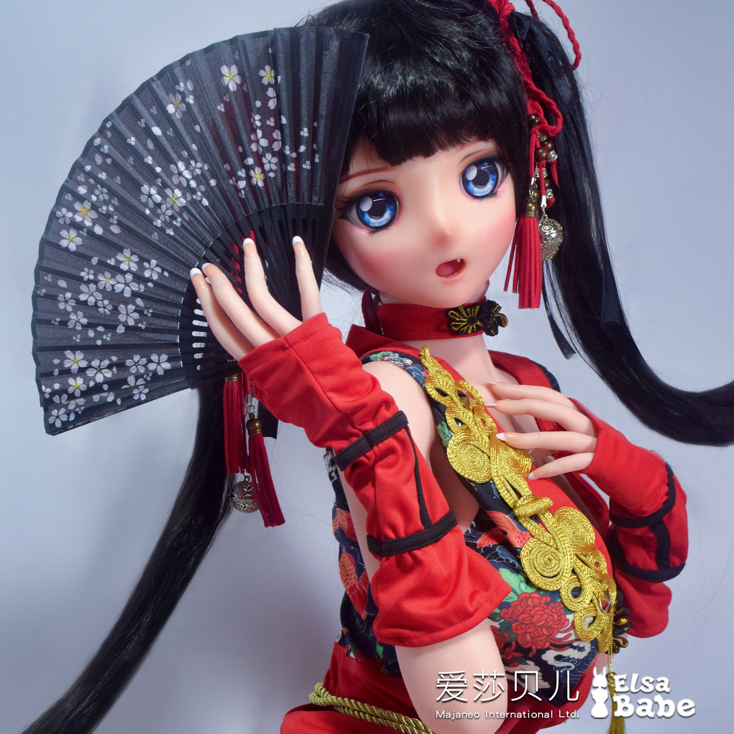 ElsaBabe 125cm Anime Doll Platinum Silicone Love Doll Adult Toy With Metal Skeleton, Kurai Chiaki