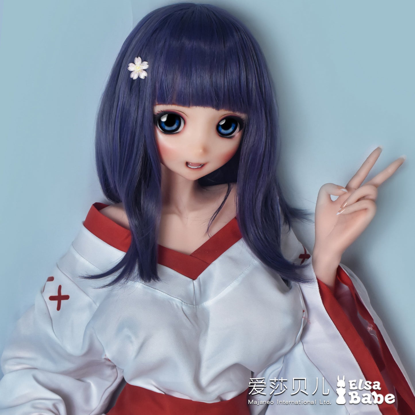 ElsaBabe 144cm Anime Doll Platinum Silicone Love Doll Adult Toy With Metal Skeleton, Fujisaki Junko