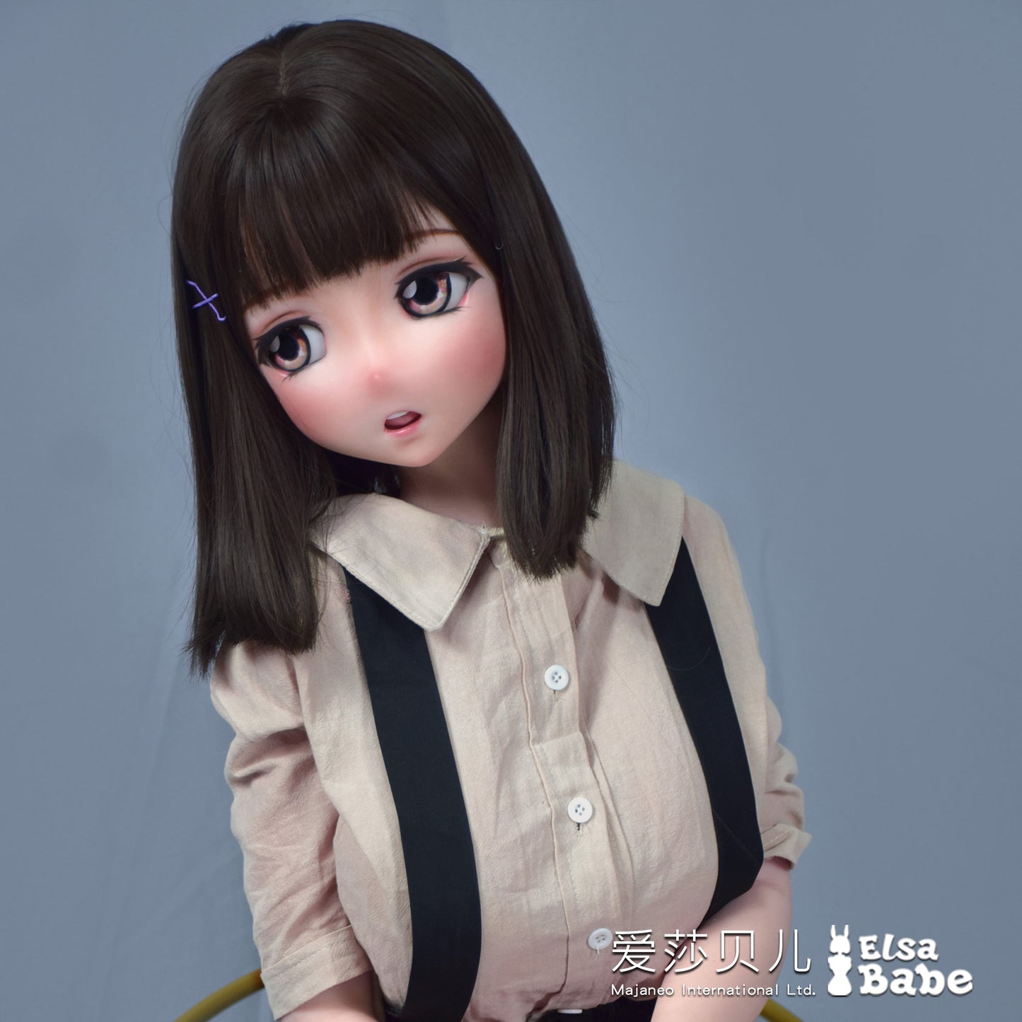 ElsaBabe 148 cm Anime-Puppe Platin-Silikon-Sexpuppe Erotisches Spielzeug mit Metallskelett, Furukawa Natsuki