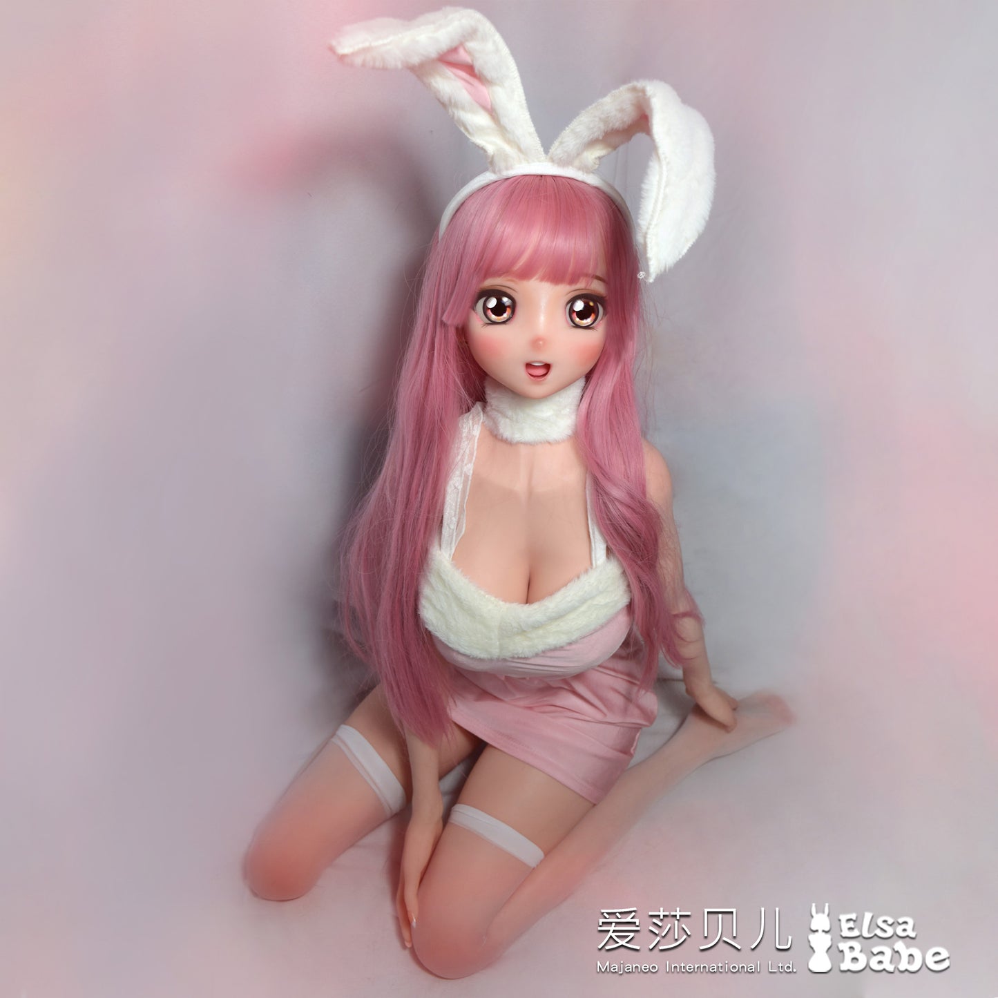 ElsaBabe 148cm Anime Doll Platinum Silicone Love Doll Adult Toy With Metal Skeleton, Tsukishima Izumi