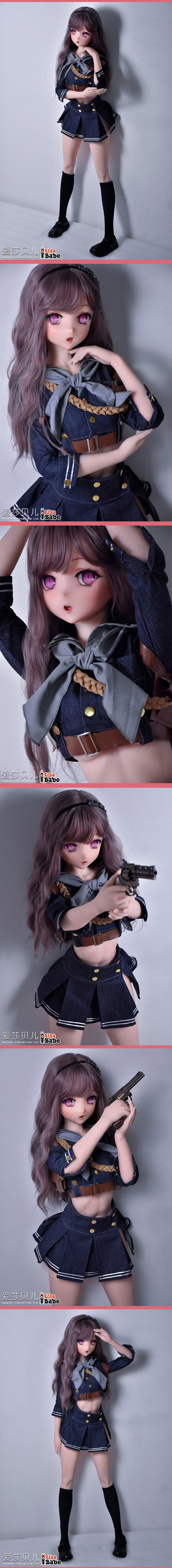ElsaBabe 148cm Anime Doll Platinum Silicone Love Doll Adult Toy With Metal Skeleton, Mogami Nozomi