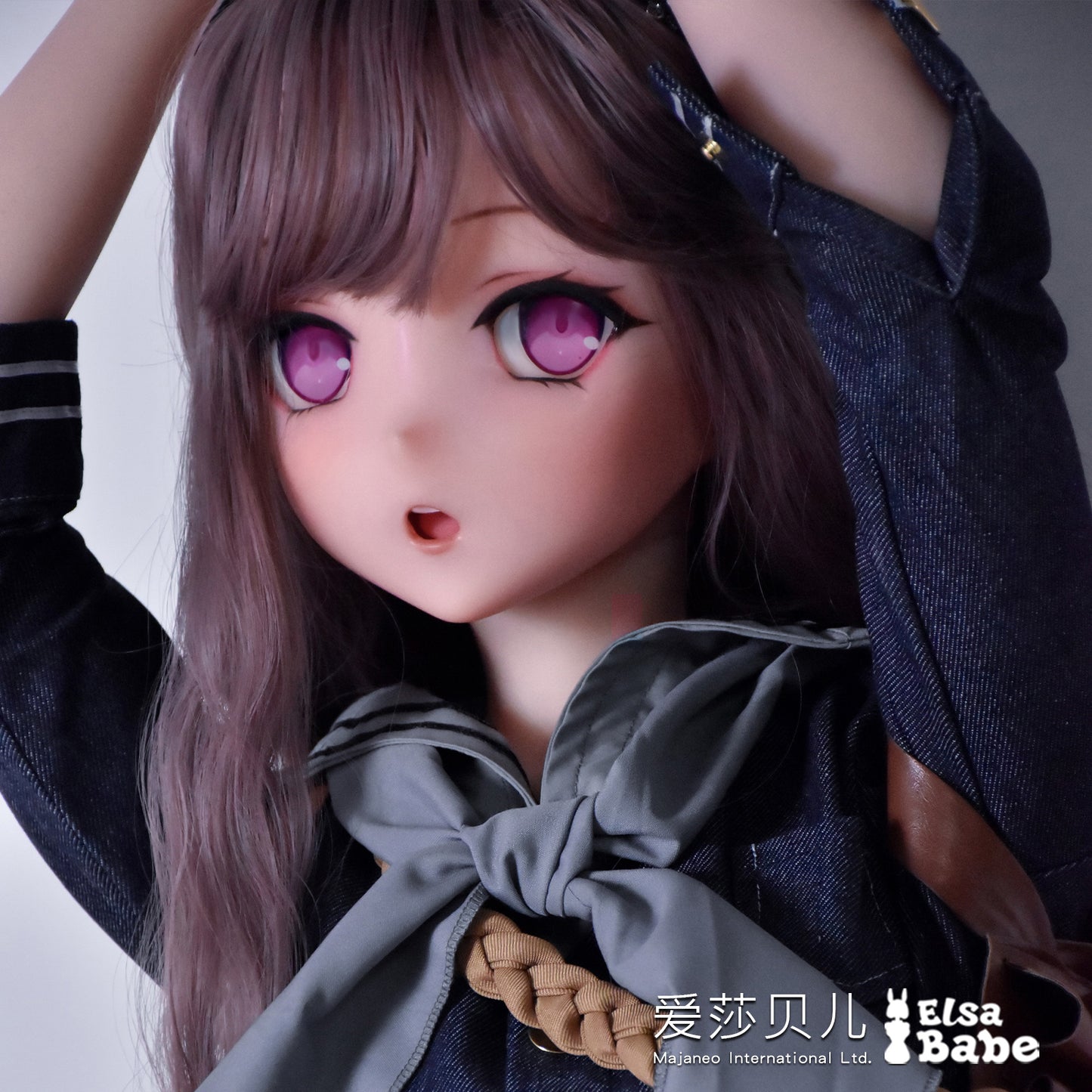 ElsaBabe 148 cm Anime-Puppe Platin-Silikon-Sexpuppe Erotisches Spielzeug mit Metallskelett, Furukawa Natsuki