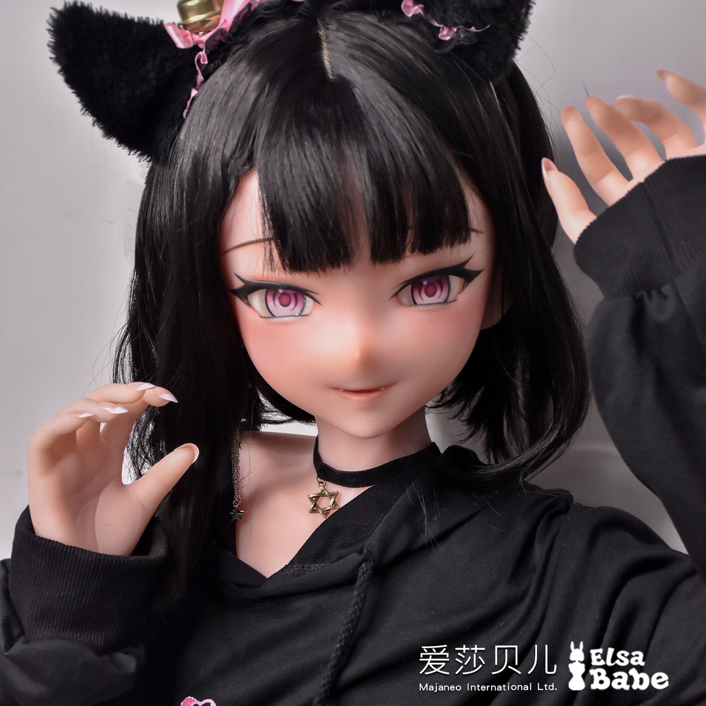 ElsaBabe 125cm Anime Doll Platinum Silicone Love Doll Adult Toy With Metal Skeleton, Matsuzaka Erina