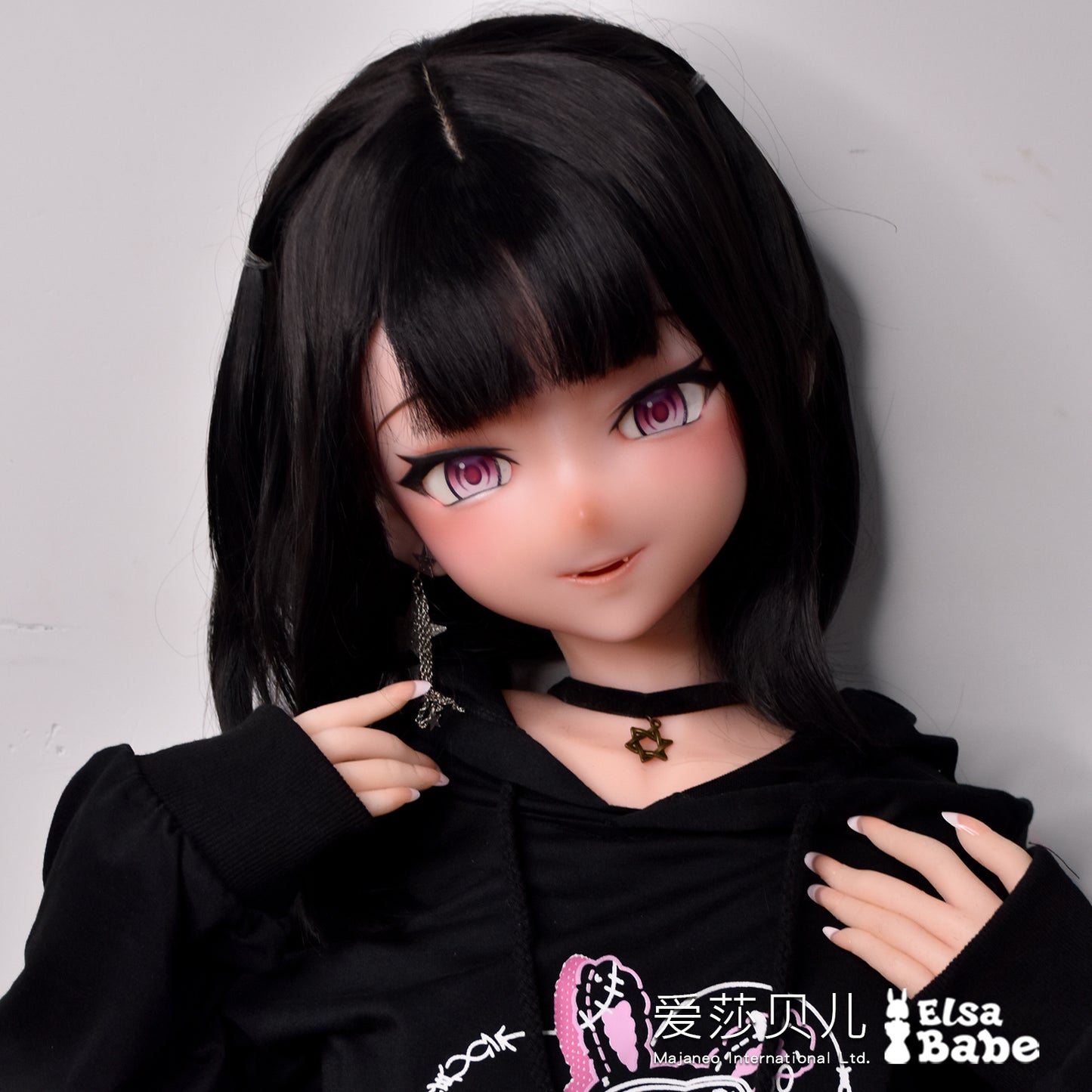 ElsaBabe 125cm Anime Doll Platinum Silicone Love Doll Adult Toy With Metal Skeleton, Matsuzaka Erina