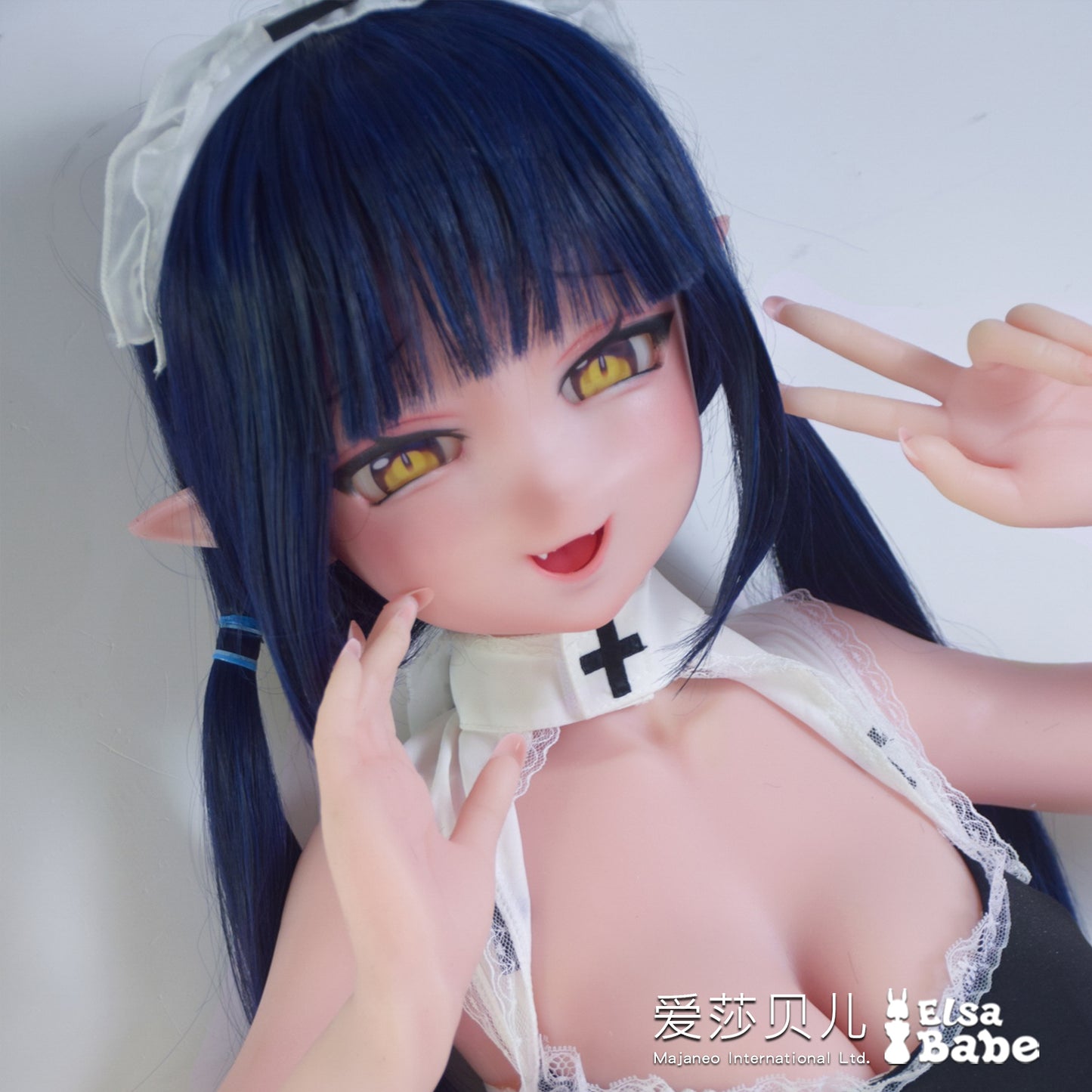 ElsaBabe 140cm Anime Doll Platinum Silicone Love Doll Adult Toy With Metal Skeleton, Ijuuin Maki