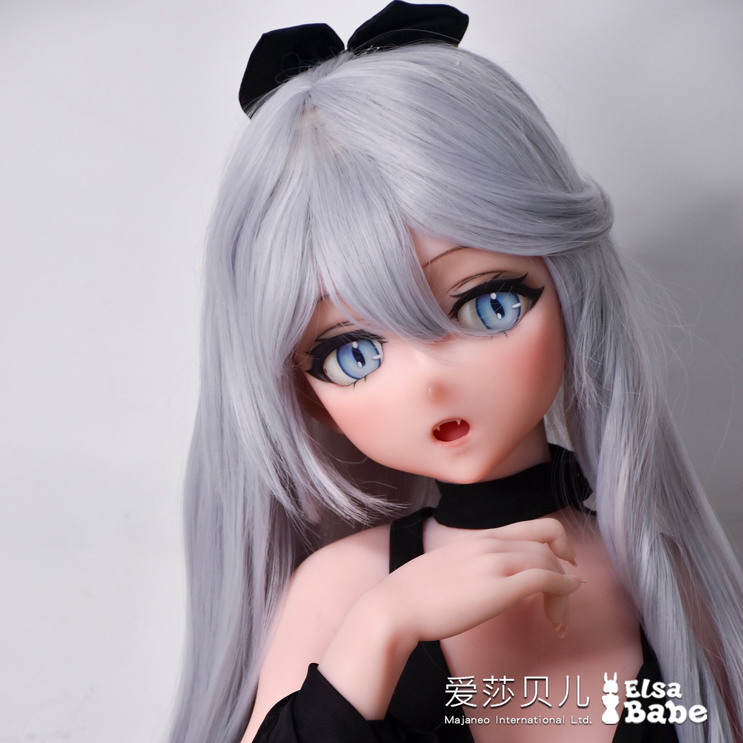 ElsaBabe Anime Doll Head Platinum Silicone Love Doll Heads Only, Hayakawa Saaya