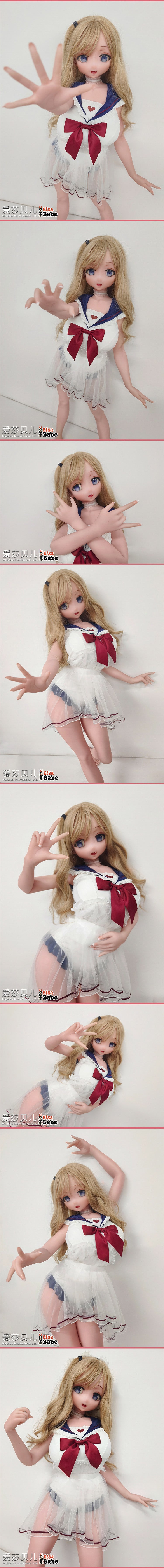 ElsaBabe 148cm Anime Doll Platinum Silicone Love Doll Adult Toy With Metal Skeleton, Haneda Nanako
