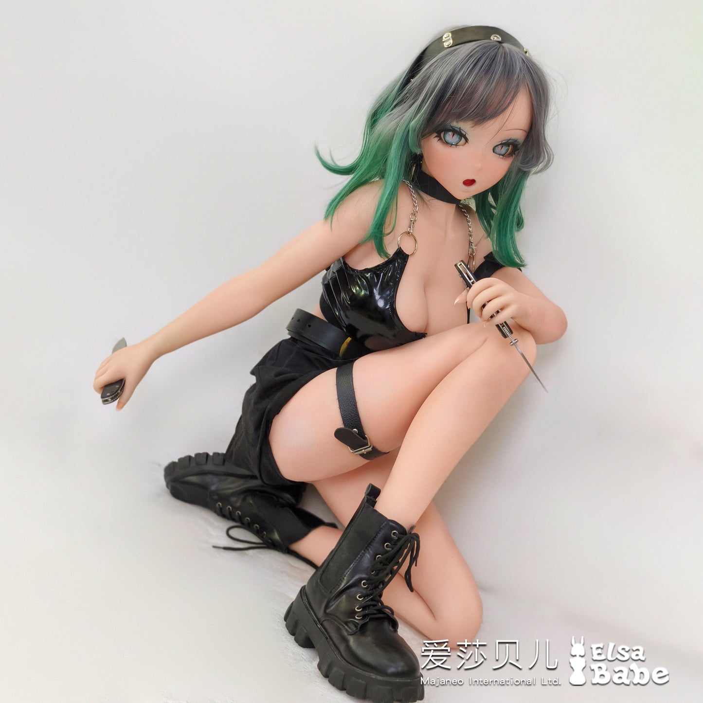 ElsaBabe 125cm Anime Doll Platinum Silicone Love Doll Adult Toy With Metal Skeleton, Sakura Tsubasa