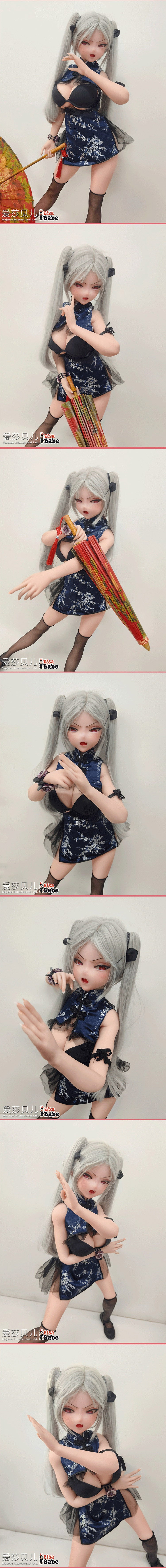 ElsaBabe 148cm Anime Doll Platinum Silicone Love Doll Adult Toy With Metal Skeleton, Shibata Haruka