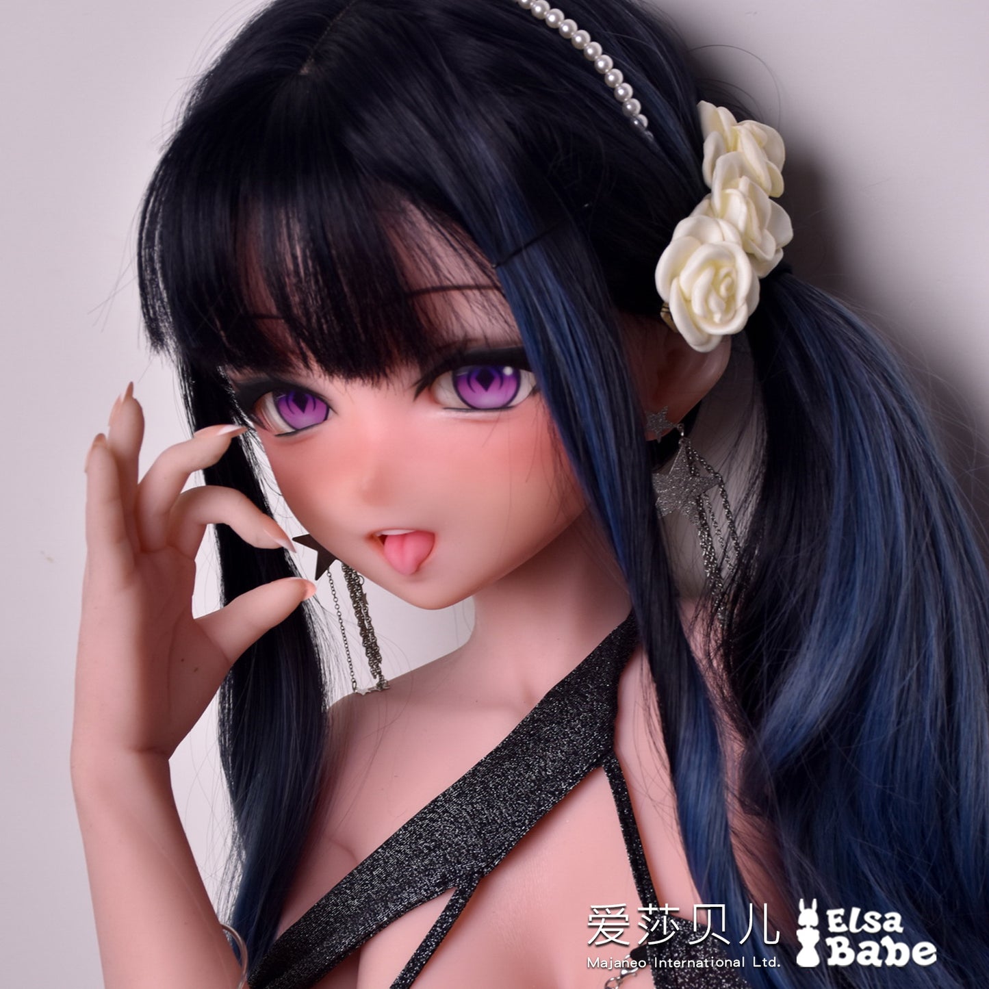 ElsaBabe 125cm Anime Doll Platinum Silicone Love Doll Adult Toy With Metal Skeleton, Asakura Naomi