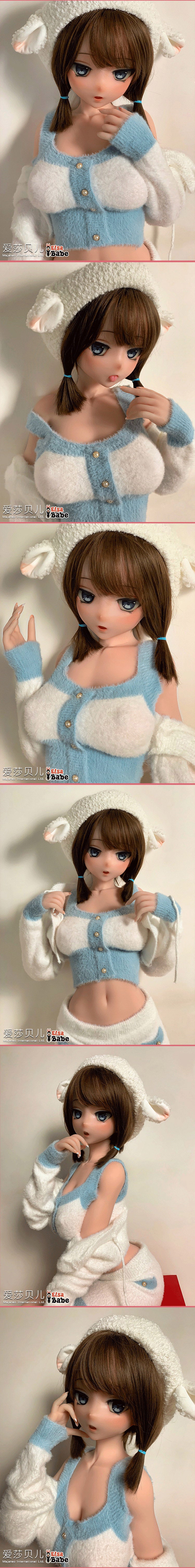 ElsaBabe 148cm Anime Doll Platinum Silicone Sex Doll Erotic Toy With Metal Skeleton, Furukawa Natsuki