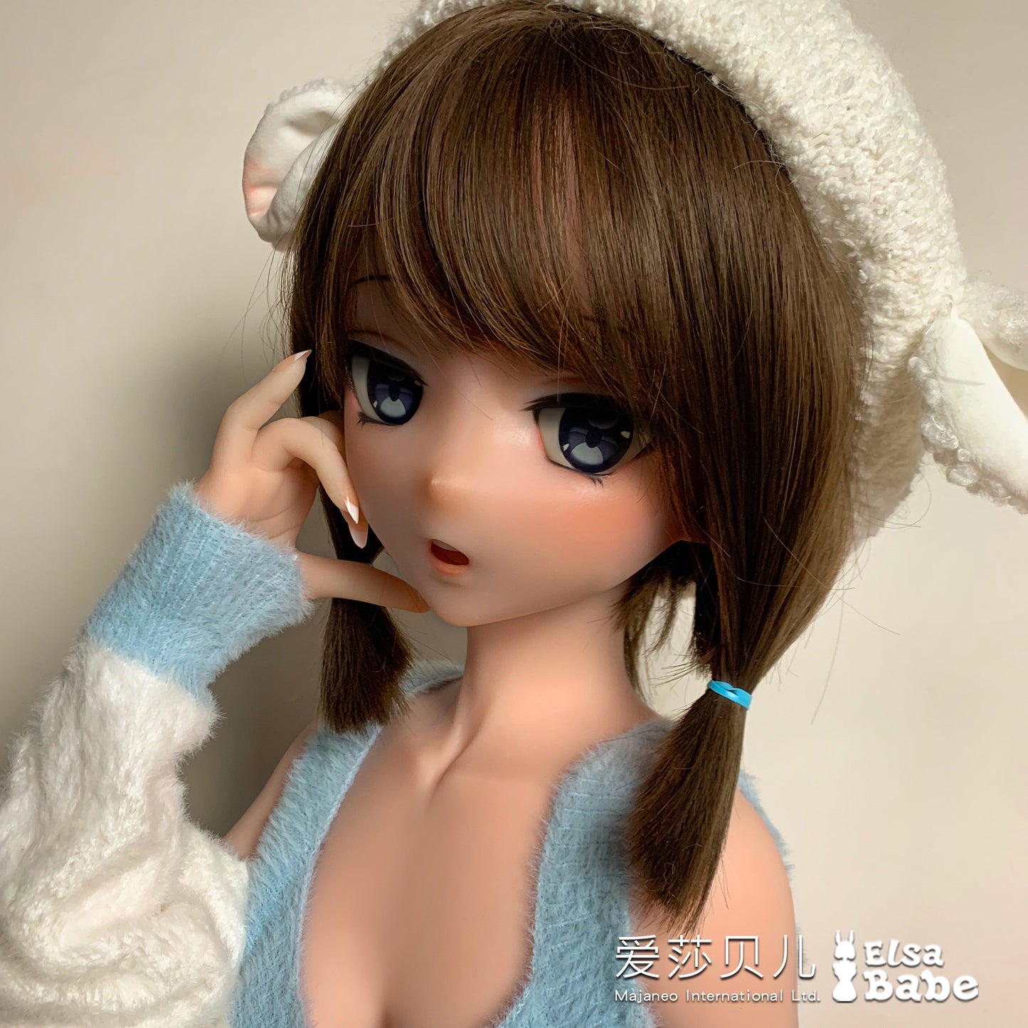 ElsaBabe 140cm Anime Doll Platinum Silicone Sex Doll Erotic Toy With Metal Skeleton, Furukawa Natsuki