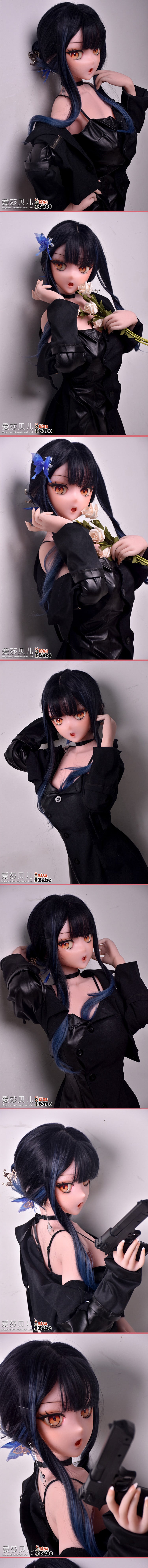 ElsaBabe 148cm Anime Doll Platinum Silicone Love Doll Adult Toy With Metal Skeleton, Hosokawa Hitomi