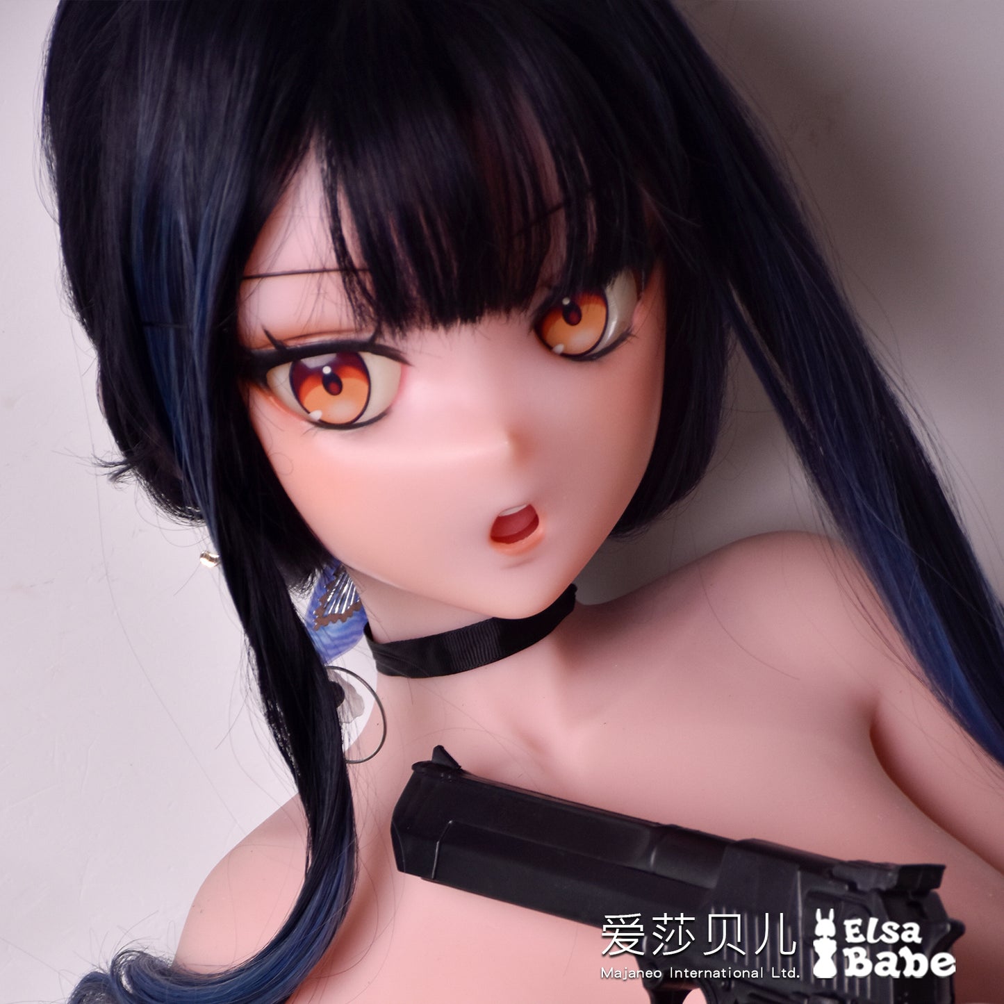 ElsaBabe 140cm Anime Doll Platinum Silicone Love Doll Adult Toy With Metal Skeleton, Hosokawa Hitomi