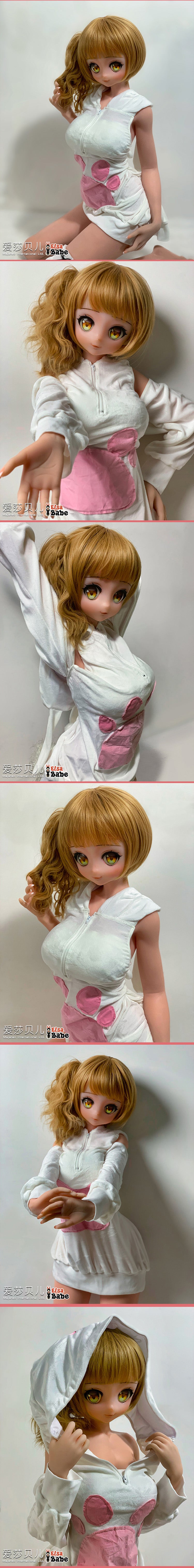 ElsaBabe 148cm Anime Doll Platinum Silicone Love Doll Adult Toy With Metal Skeleton, Ishikawa Kiyomi