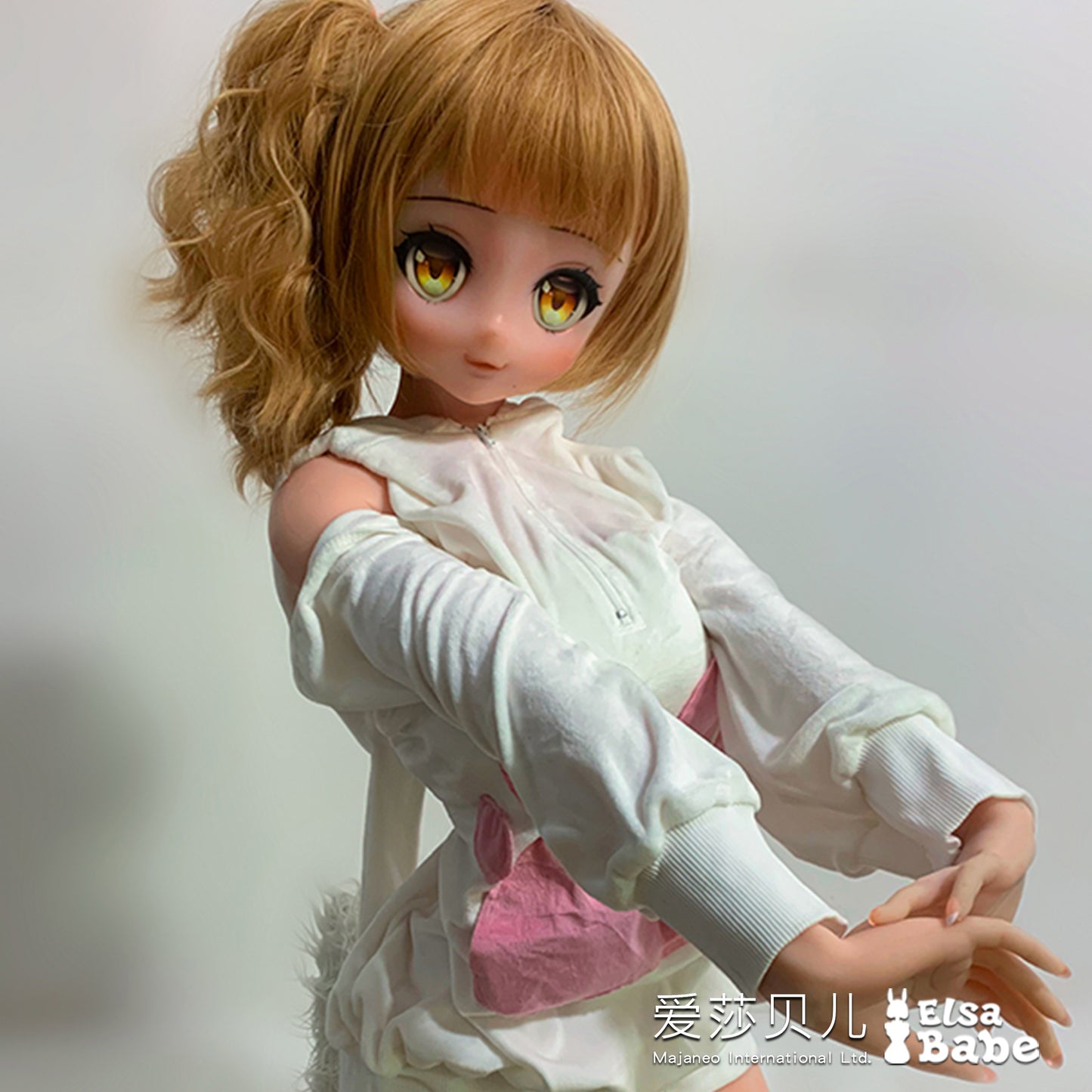 ElsaBabe 148 cm Anime-Puppe Platin-Silikon-Sexpuppe Erotisches Spielzeug mit Metallskelett, Furukawa Natsuki