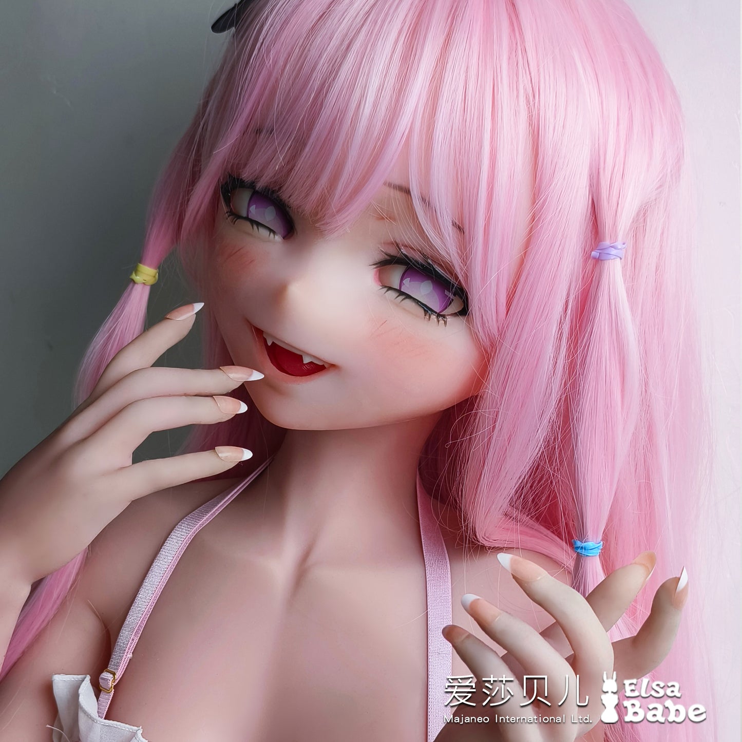 ElsaBabe 140cm Anime Doll Platinum Silicone Love Doll Adult Toy With Metal Skeleton, Hanasaka Yuka