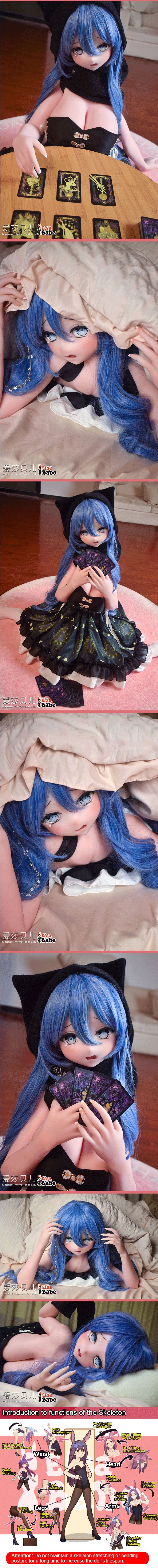 ElsaBabe 148cm Anime Doll Platinum Silicone Love Doll Adult Toy With Metal Skeleton, Shimizu Minto