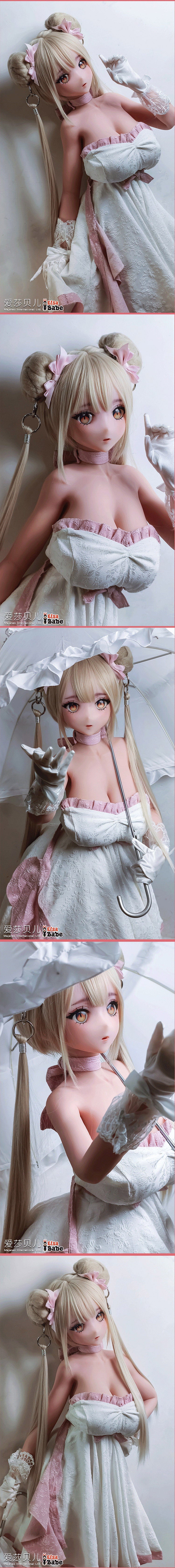ElsaBabe 148cm Anime Doll Platinum Silicone Love Doll Adult Toy With Metal Skeleton, Utashiro Shiori