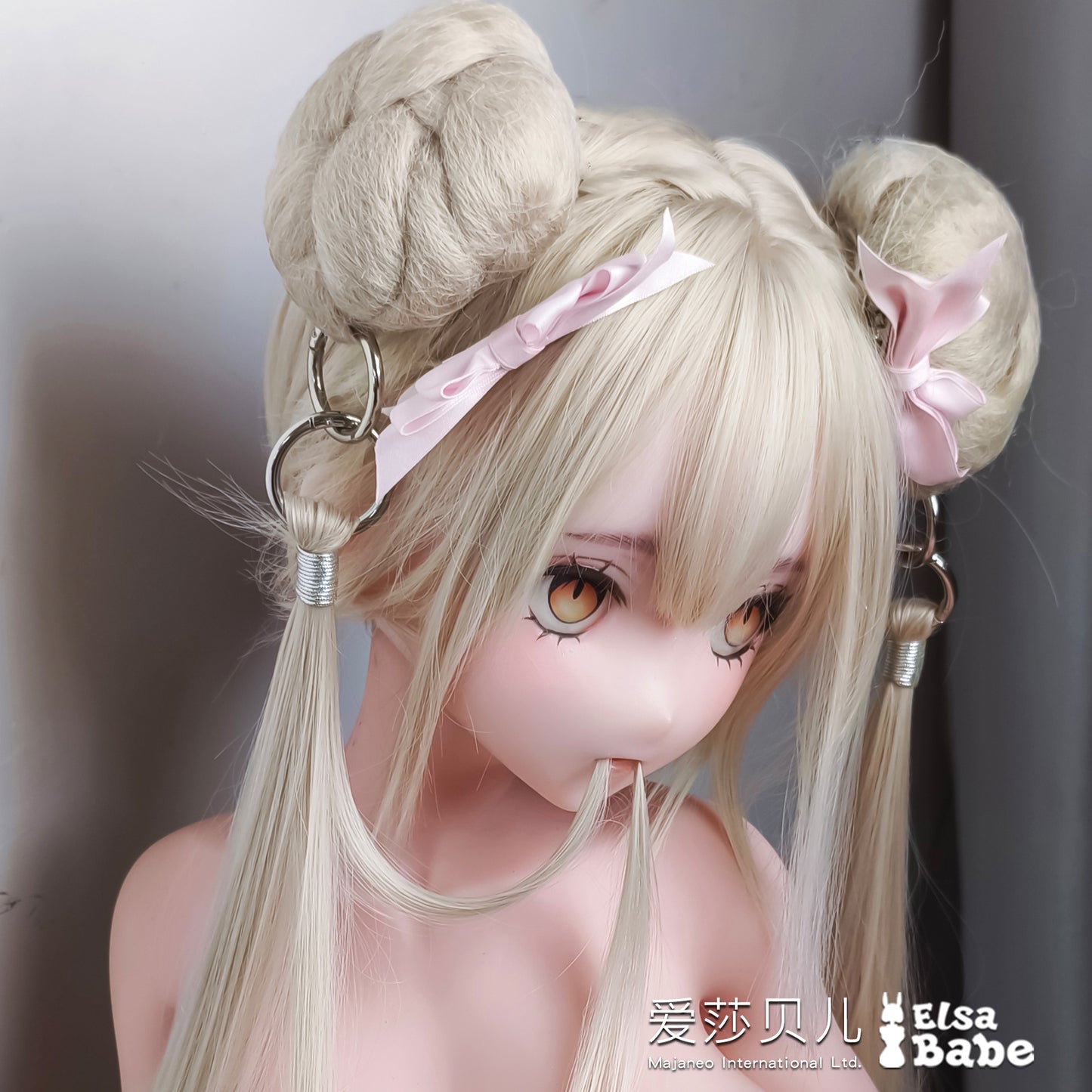 ElsaBabe 148 cm Anime-Puppe Platin-Silikon-Sexpuppe Erotisches Spielzeug mit Metallskelett, Furukawa Natsuki