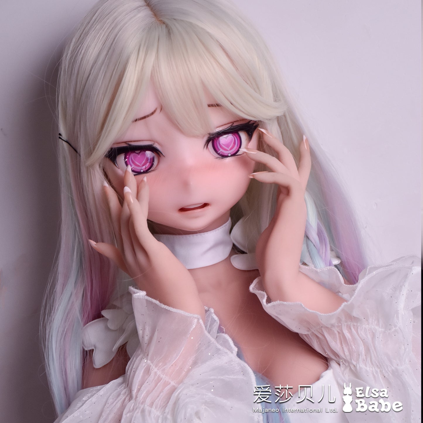 ElsaBabe 140cm Anime Doll Platinum Silicone Love Doll Adult Toy With Metal Skeleton, Ikezawa Rina