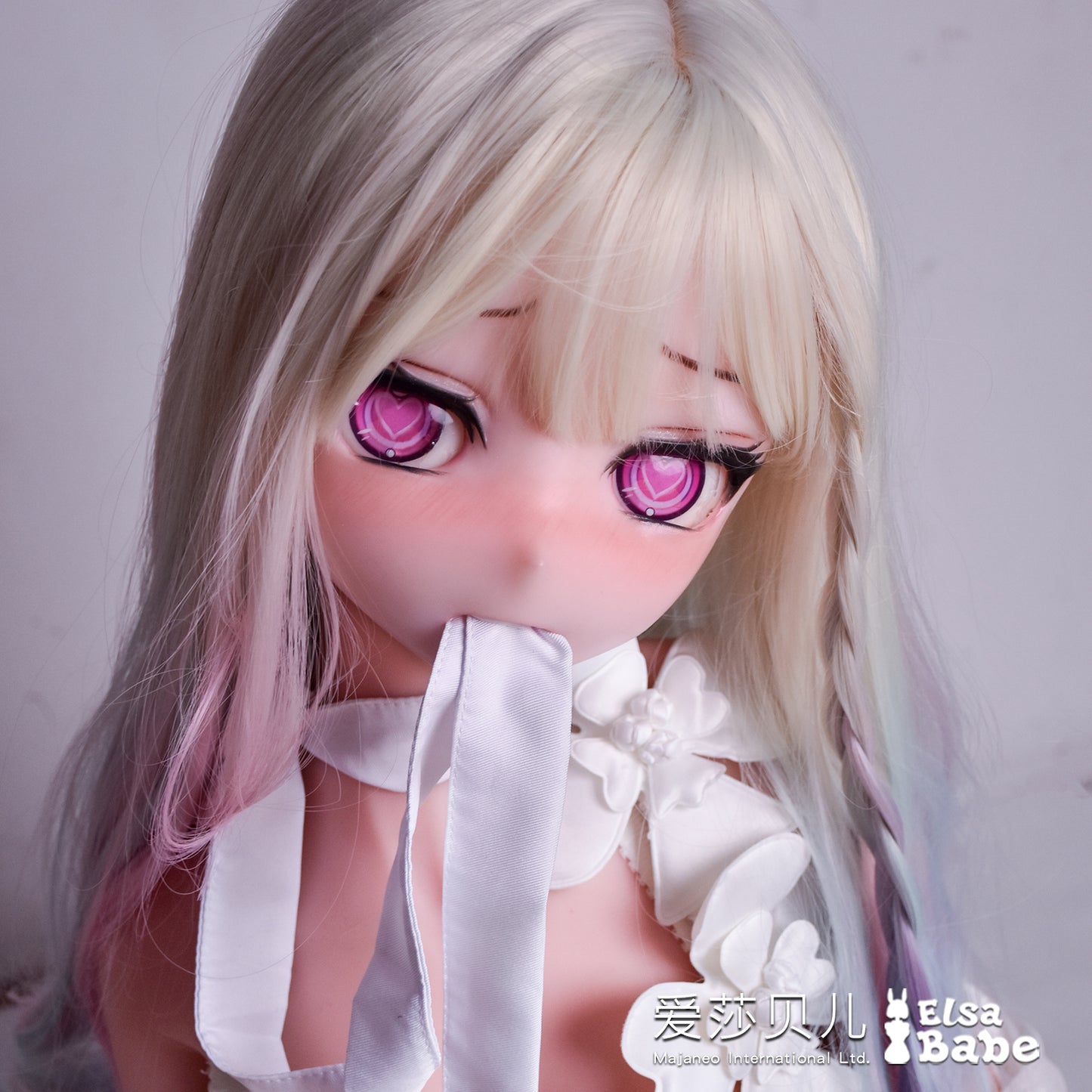 ElsaBabe 140cm Anime Doll Platinum Silicone Love Doll Adult Toy With Metal Skeleton, Ikezawa Rina