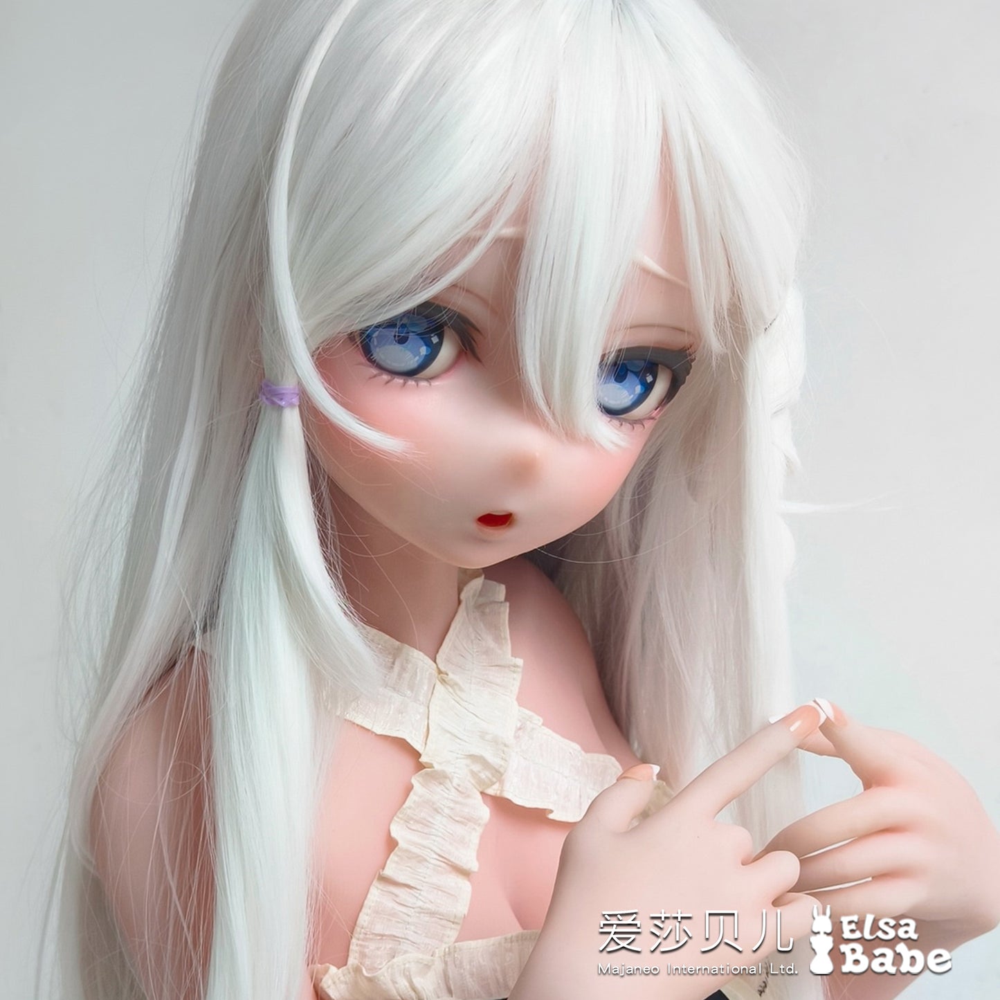 ElsaBabe 125cm Anime Doll Platinum Silicone Love Doll Adult Toy With Metal Skeleton, Agatsuma Mayumi