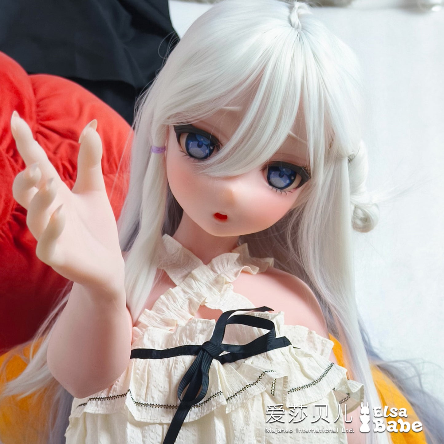 ElsaBabe 125cm Anime Doll Platinum Silicone Love Doll Adult Toy With Metal Skeleton, Agatsuma Mayumi