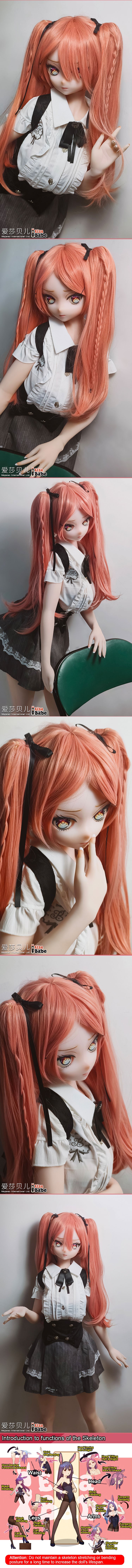 ElsaBabe 148cm Anime Doll Platinum Silicone Love Doll Adult Toy With Metal Skeleton, Mizutani Yuzu