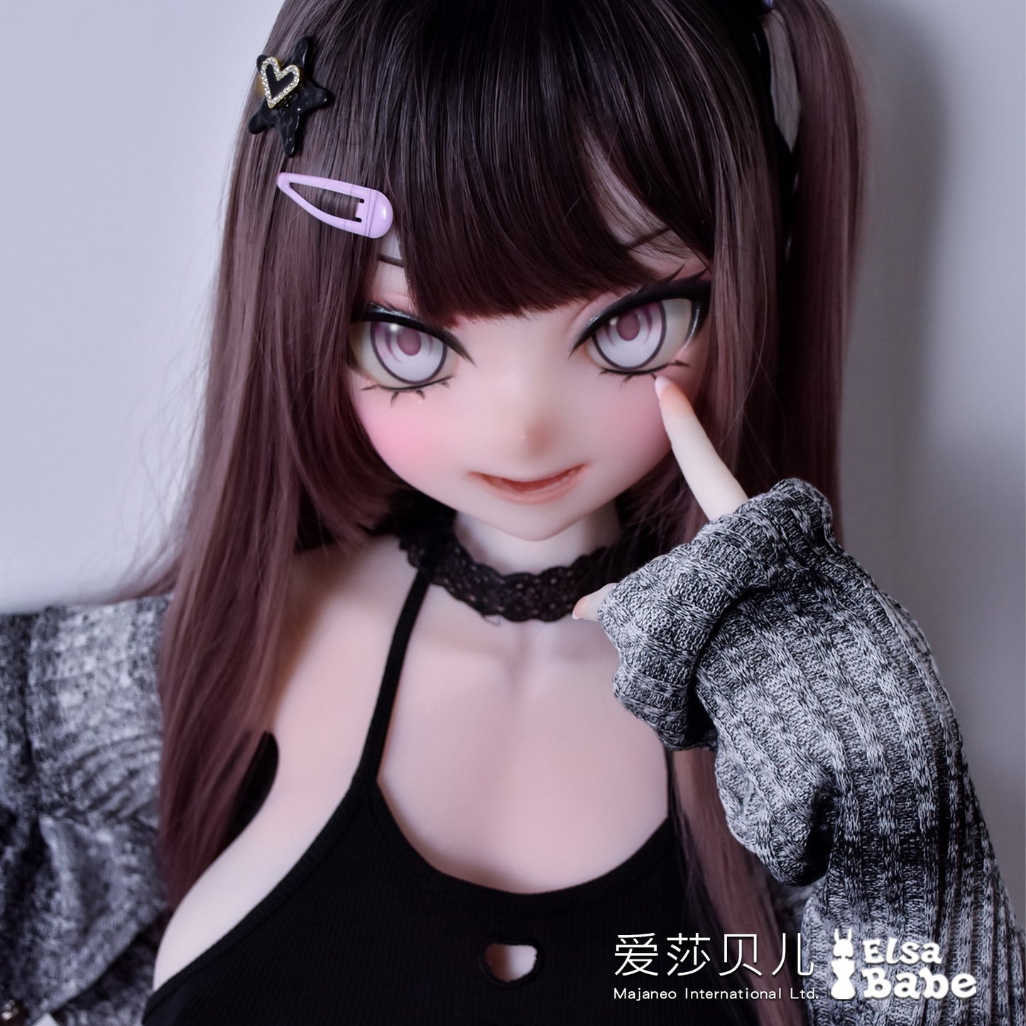 ElsaBabe 148cm Anime Doll Platinum Silicone Love Doll Adult Toy With Metal Skeleton, Koga Yayoi