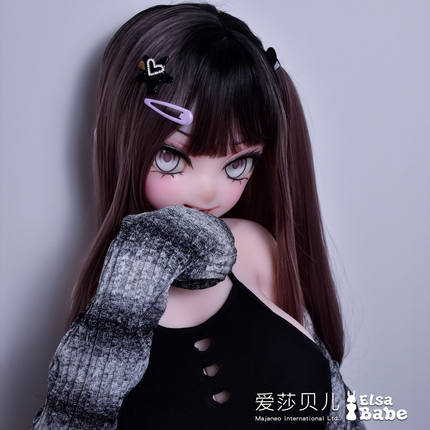 ElsaBabe 148cm Anime Doll Platinum Silicone Love Doll Adult Toy With Metal Skeleton, Koga Yayoi