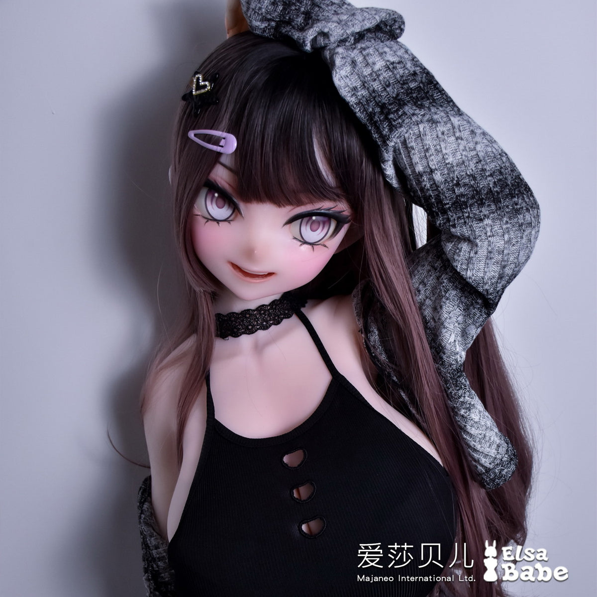 ElsaBabe Silicone Doll Accessory Official Hair Wig of Koga Yayoi